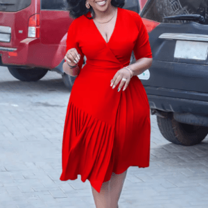 Robe Élégante FairyShely pour Femme Grande Taille